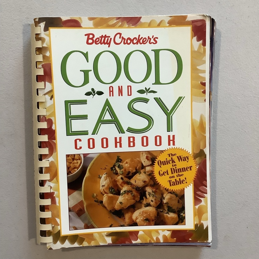 Betty Crocker Good and Easy Cookbook Paperback Book